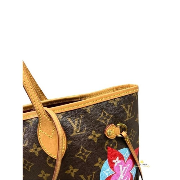 COPY - Louis Vuitton Neverfull MM with Pouch Limited Edition World tour - Picture 5 of 12